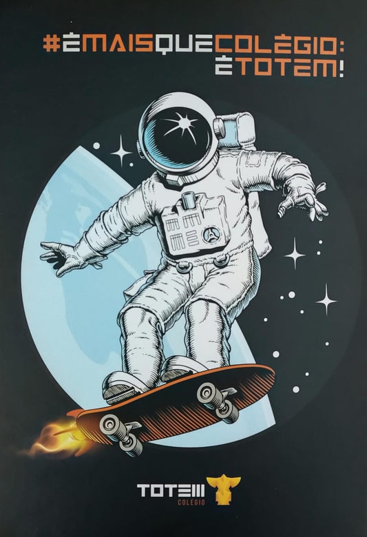 Caderno capa dura com 96 folhas